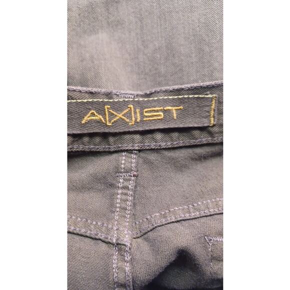 VTG Y2K Axist Men's Classic Brown Denim Jeans Size 32x30 Straight Fit - Picture 7 of 9